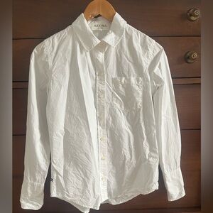 Alex Mill White Poplin Cotton Button Down